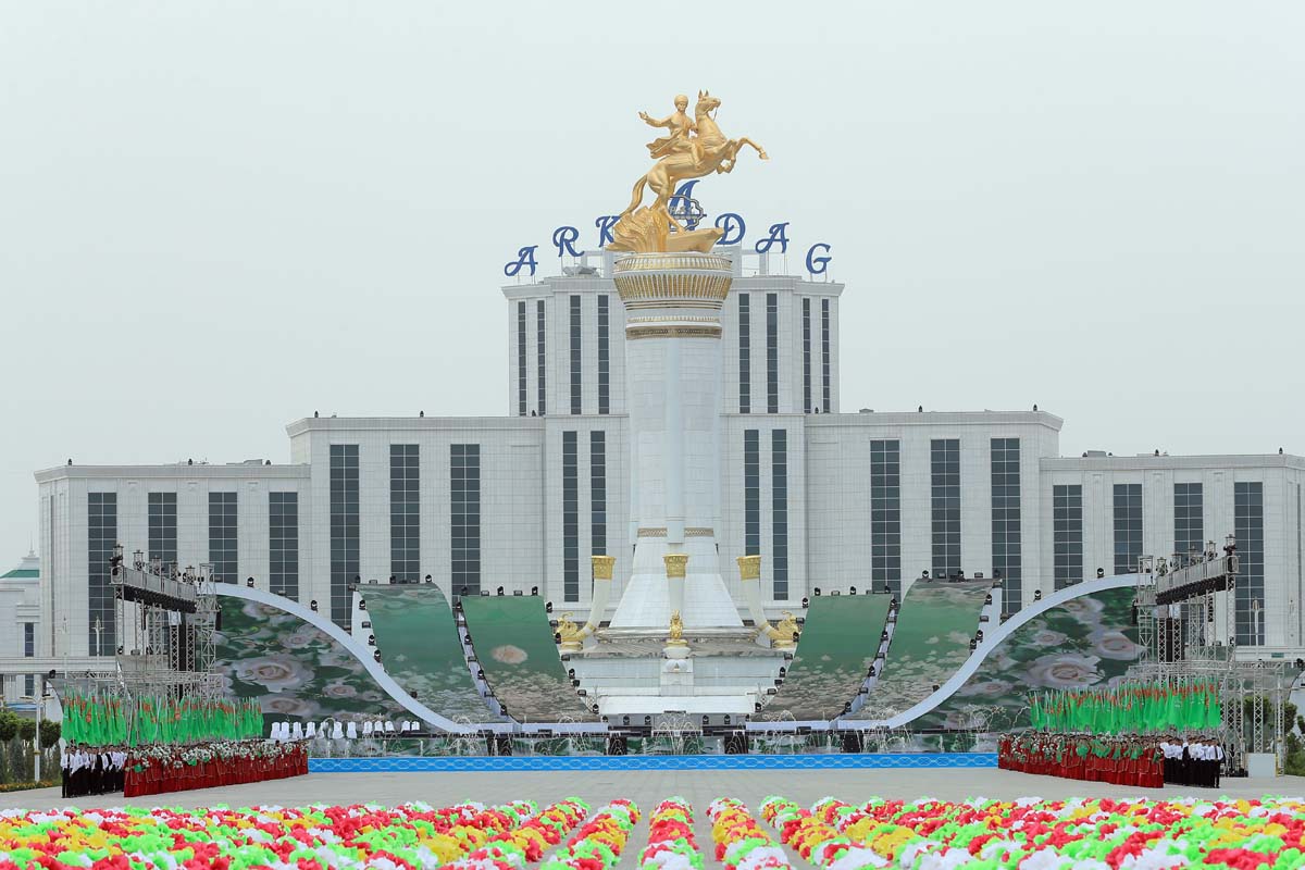 The President Of Turkmenistan Took Part In The Opening Of The Country S   1 Sah N 3 